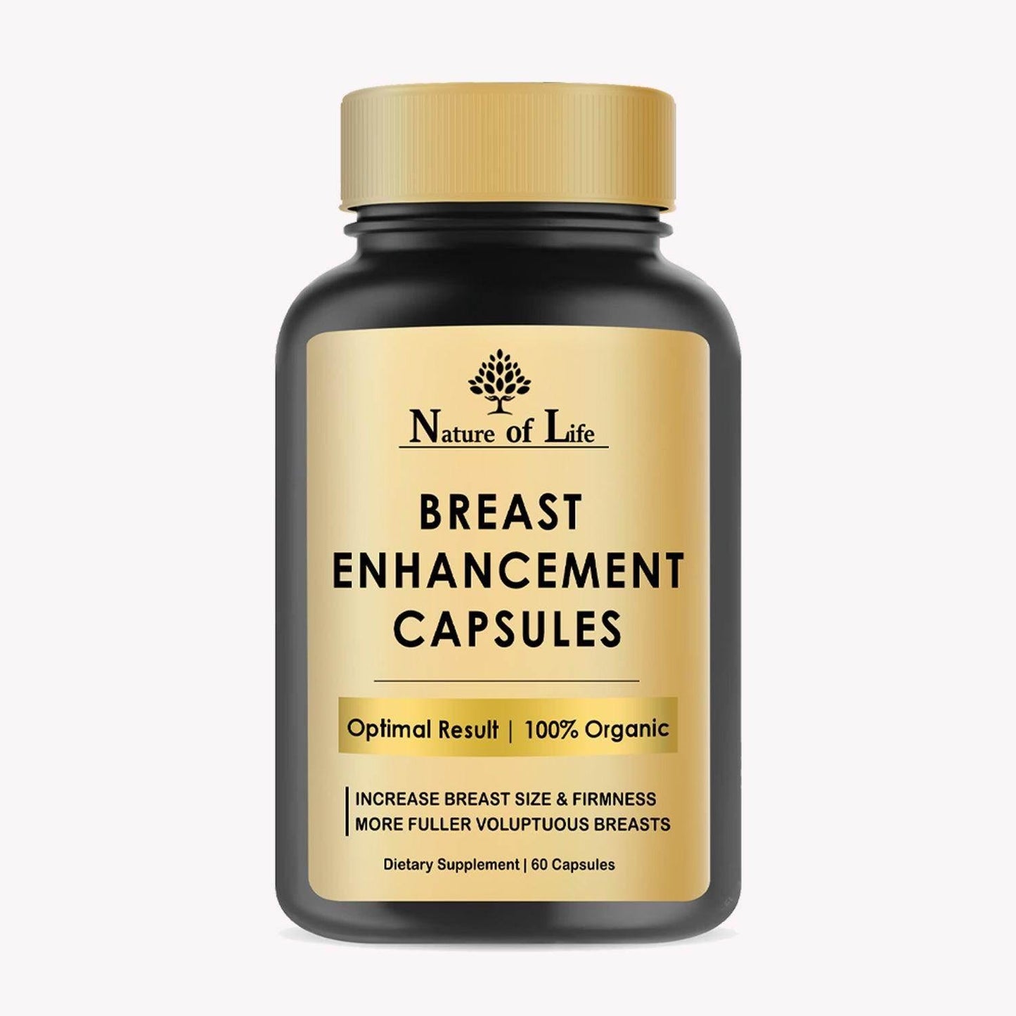 Nature of Life Breast Size Enhancement Capsule - For Fuller Enhance Breast Size - 60 Caps - Beauty Swiss