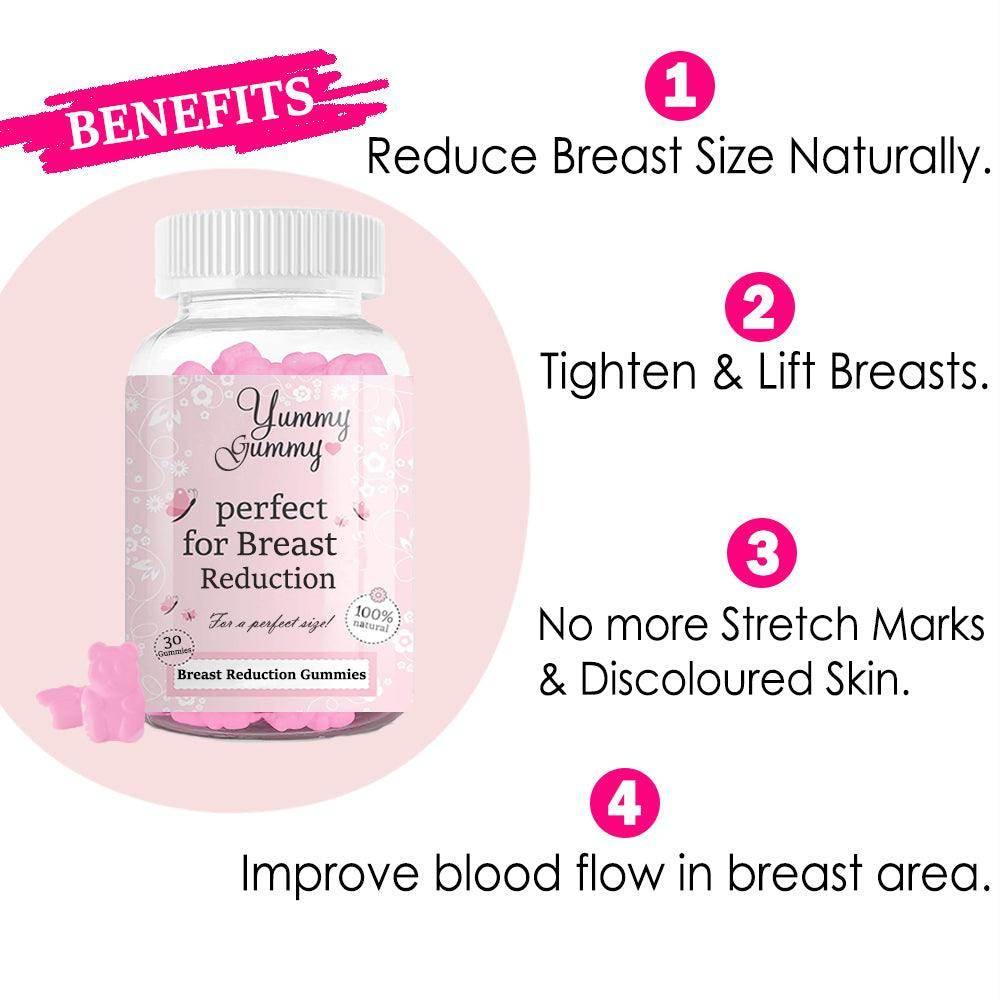 Yummy Gummy Breast Size Reduction Gummies - Beauty Swiss