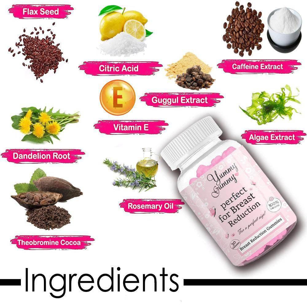 Yummy Gummy Breast Size Reduction Gummies Ingredients - Beauty Swiss