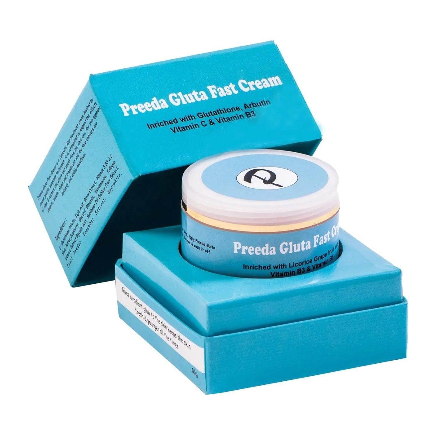 Preeda Gluta Fast Skin Whitening Cream - Beautyswiss