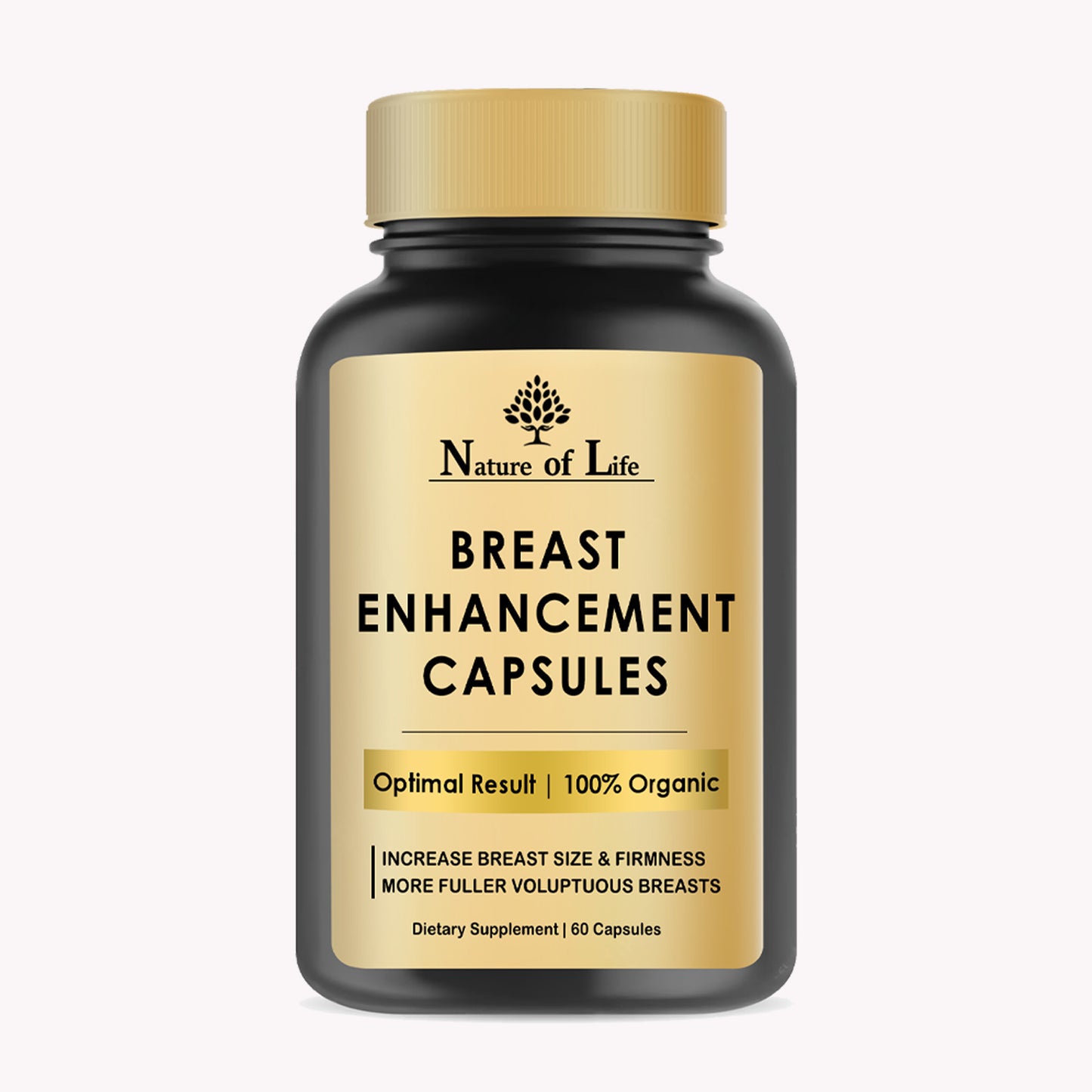 Nature of Life Breast Enhancement Capsule - Fuller & Firmer Breast Size - 60 Caps Beauty Swiss