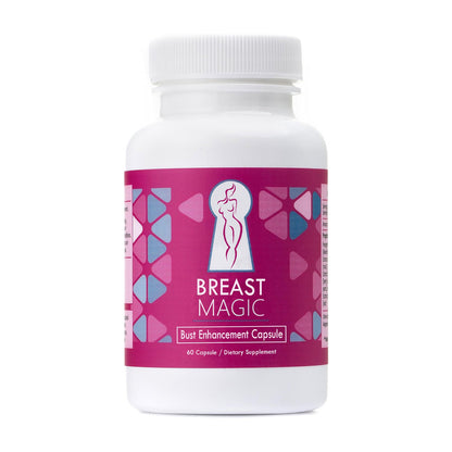 Breast Magic Breast Enhancement Capsule for Naturally Fuller & Toned Breasts - 60 Caps Beauty Swiss