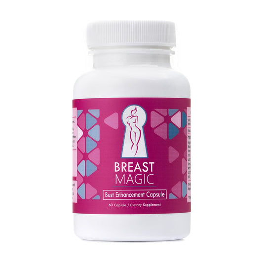 Breast Magic Breast Enhancement Capsule for Naturally Fuller & Toned Breasts - 60 Caps