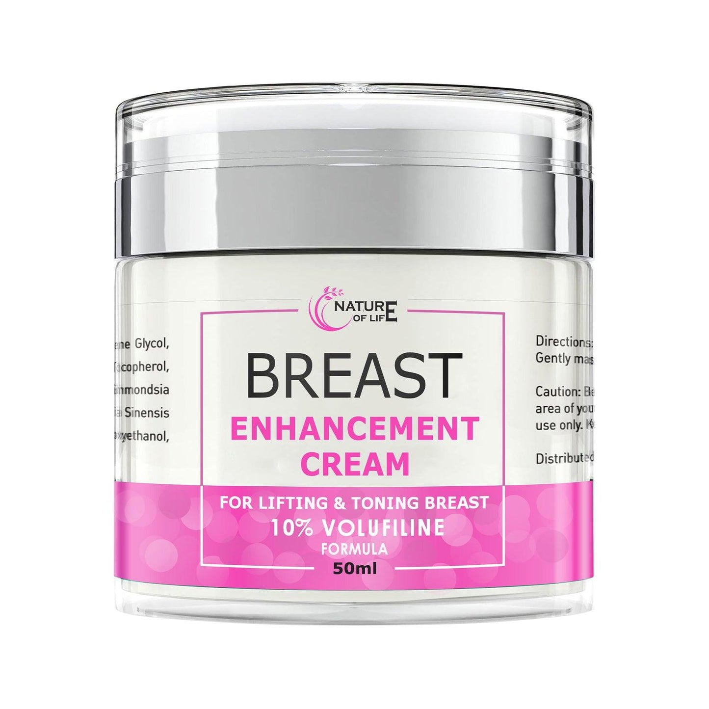 NOL Breast Enhancement Cream for Lifting & Toning Breasts - 50ml - Beauty Swiss