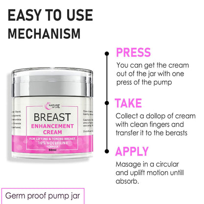 NOL Breast Enhancement Cream for Lifting & Toning Breasts - 50ml - Beauty Swiss