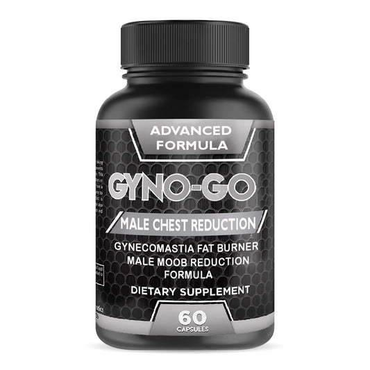 Gyno-Go Male Chest Size Reduction Capsule - Reduce Gynecomastia - 60 Caps Beauty Swiss