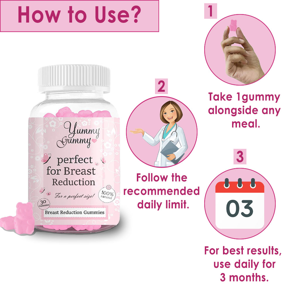 Yummy Gummy Breast Size Reduction Gummies Beauty Swiss